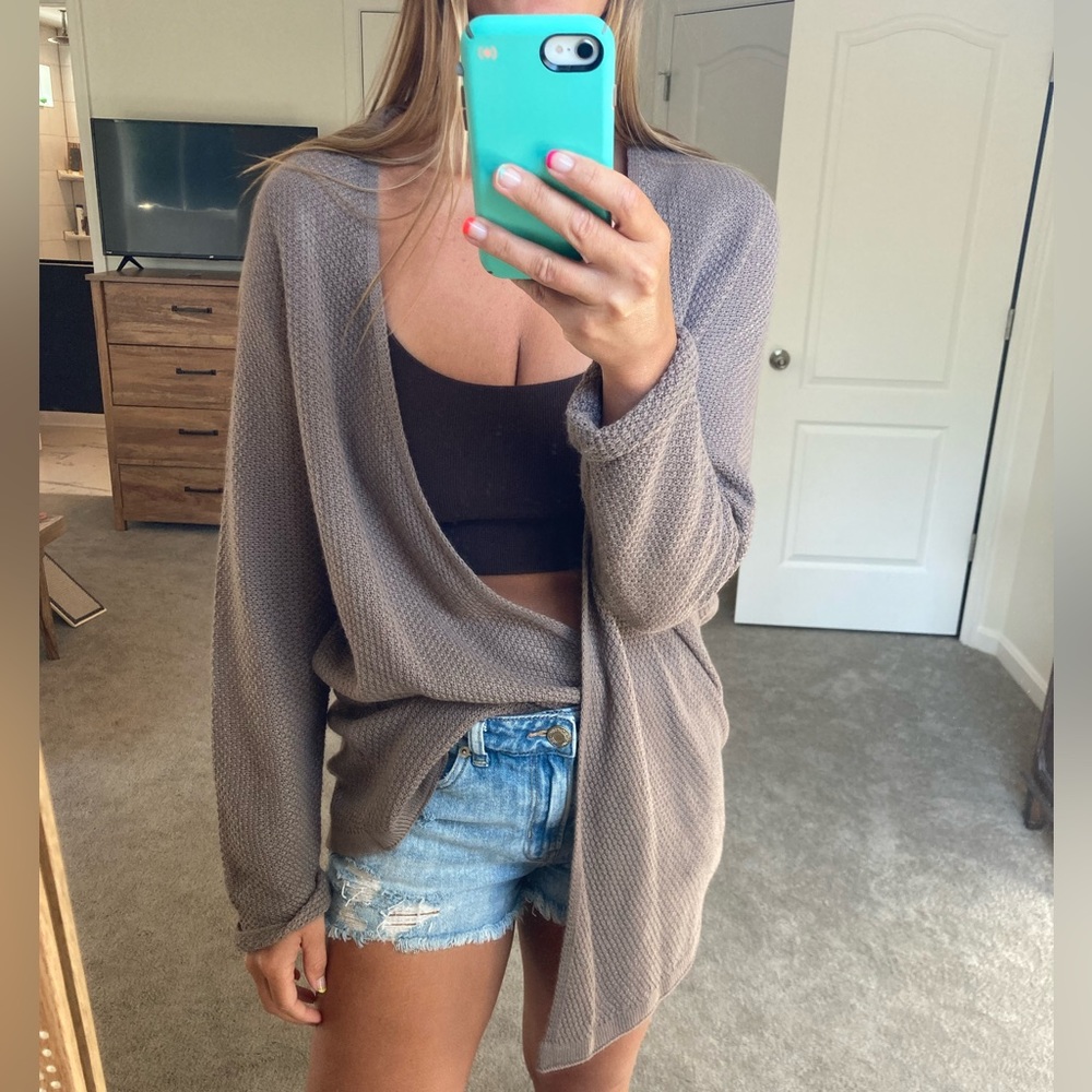 Open cardigan